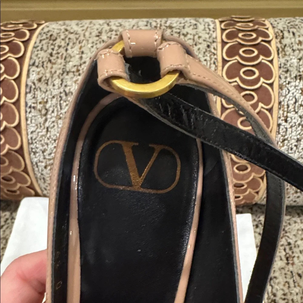 Valentino Nude Patent Leather Heels - Picture 8 of 10